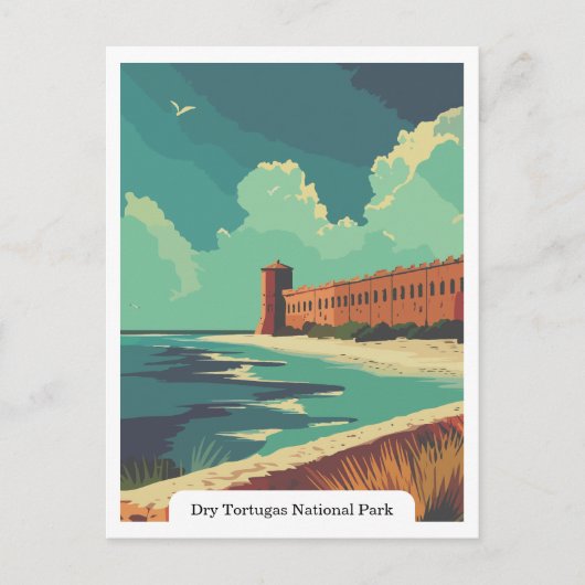 Dry Tortugas National Park, Florida, Verenigde Sta Briefkaart (Voorkant)