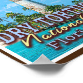 DRY TORTUGAS NATIONAL PARK - FLORIDA VERENIGDE STA POSTER (Hoek)