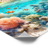 Dry Tortugas National Park Fort waterverf Poster (Hoek)