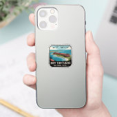 Dry Tortugas National Park Reisembleem Sticker (Telefoon)