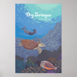 Dry Tortugas National Park Reisposter Poster