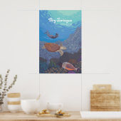 Dry Tortugas National Park Reisposter Poster (Keuken)