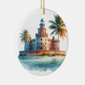 Dry Tortugas National Park Schildpad Keramisch Ornament (Rechts)