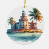 Dry Tortugas National Park Schildpad Keramisch Ornament (Voorkant)