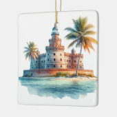 Dry Tortugas National Park Schildpad Keramisch Ornament (Links)