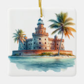 Dry Tortugas National Park Schildpad Keramisch Ornament (Voorkant)