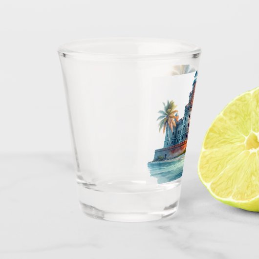 Dry Tortugas National Park Schildpad Shot Glas (Links)