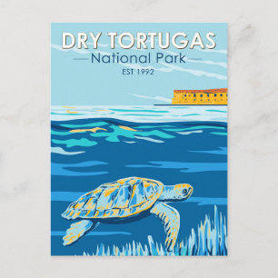 Dry Tortugas National Park Turtle  Briefkaart