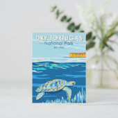 Dry Tortugas National Park Turtle  Briefkaart (Staand voorkant)