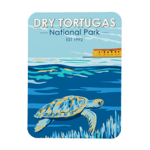 Dry Tortugas National Park Turtle  Magneet