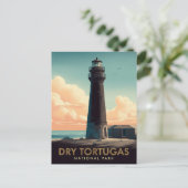 Dry Tortugas National Park  vuurtoren Briefkaart (Staand voorkant)