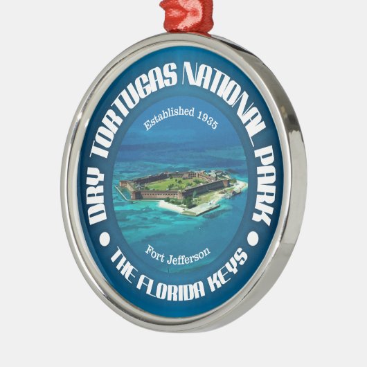Dry Tortugas NP Metalen Ornament (Links)