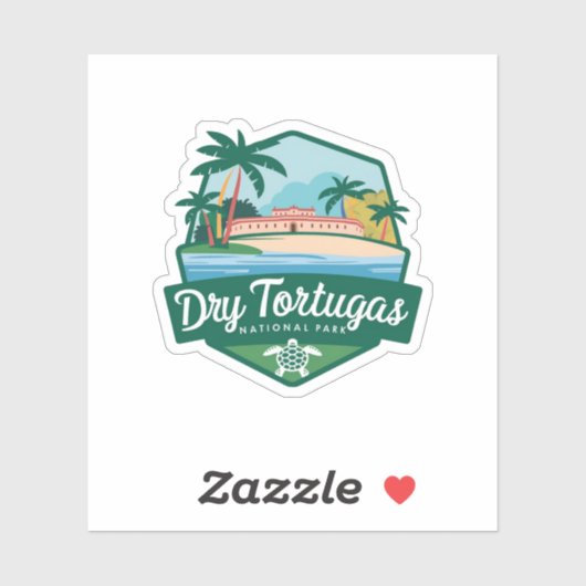 Dry Tortugas US National Park Sticker (Vel)