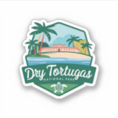Dry Tortugas US National Park Sticker (Voorkant)