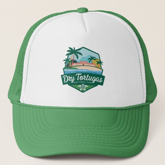 Dry Tortugas US National Park Trucker Pet (Voorkant)
