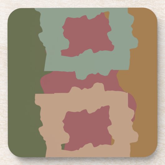 DRY TREE TRUNK door Masanser Pixelat Bier Onderzetter (Voorkant)