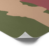 DRY TREE TRUNK door Masanser Pixelat Poster (Hoek)