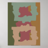 DRY TREE TRUNK door Masanser Pixelat Poster (Voorkant)