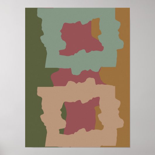 DRY TREE TRUNK door Masanser Pixelat Poster (Voorkant)