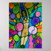 Dryad (hout nimf) Moderne kunst Poster (Voorkant)