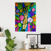 Dryad (hout nimf) Moderne kunst Poster (Thuiskantoor)