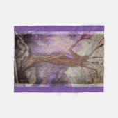 Dryad in de winter fleece deken (Voorkant (Horizontaal))