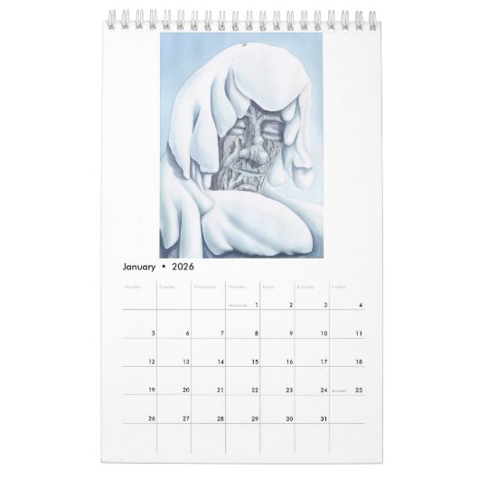 Dryad-kalender Kalender (Jan 2026)