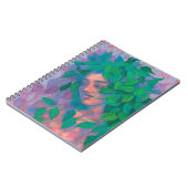 Dryad Tree Spirit Green laat surrogaat Fantastisch Notitieboek (Linkerzijde)