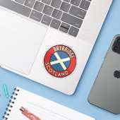 Drybridge, Schotland Sticker (Laptop met iPhone)