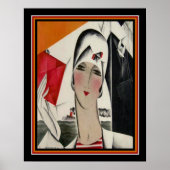 Dryden Art Deco Mode Afdrukken 16 x 20 ca. 1922 Poster (Voorkant)