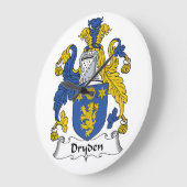 Dryden Family Crest Grote Klok (Hoek)