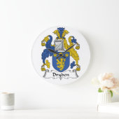 Dryden Family Crest Grote Klok (Huis)