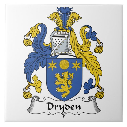 Dryden Family Crest Tegeltje (Voorkant)