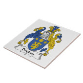 Dryden Family Crest Tegeltje (Zijkant)