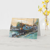 Drydock in Durgerdam schilderij van Piet Mondrian Kaart (Gele Bloem)