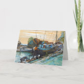 Drydock in Durgerdam schilderij van Piet Mondrian Kaart (Voorkant)