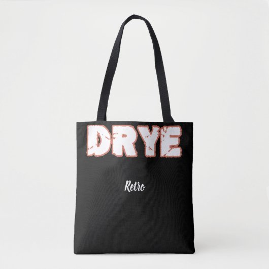 drye text bold thypo tote bag (Voorkant)