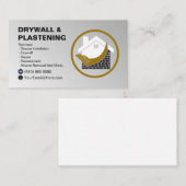 Drywall Business Card Plaster Visitekaartje (Voorkant / Achterkant)