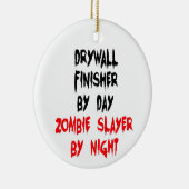 Drywall Finisher Zombie Slayer Keramisch Ornament (Rechts)