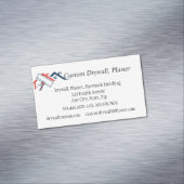 Drywall, gips, afwerking van Sheetrock Magnetisch Visitekaartje (Voorbeeld)