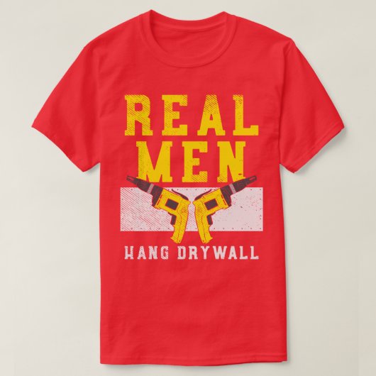 Drywall installateur — hoofdontwerp t-shirt (Design voorkant)