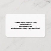 Drywall Installer Visitekaartje (Achterkant)