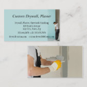 Drywall, Plaster, Sheetrock Finishing Business Car Visitekaartje (Voorkant / Achterkant)