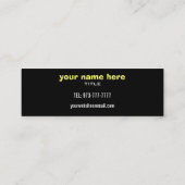 Drywall Skinny Visitekaartjes (Achterkant)