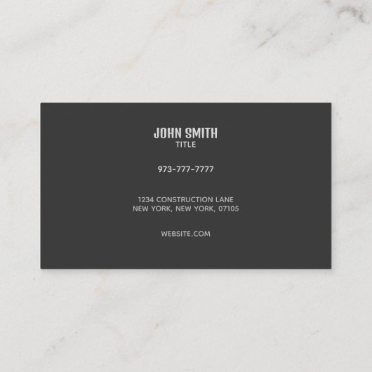 Drywall Slogans Visitekaartjes (Achterkant)