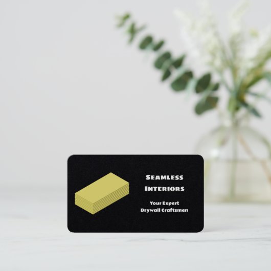 Drywall Visitekaartje (Staand voorkant)