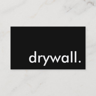 drywall. visitekaartje