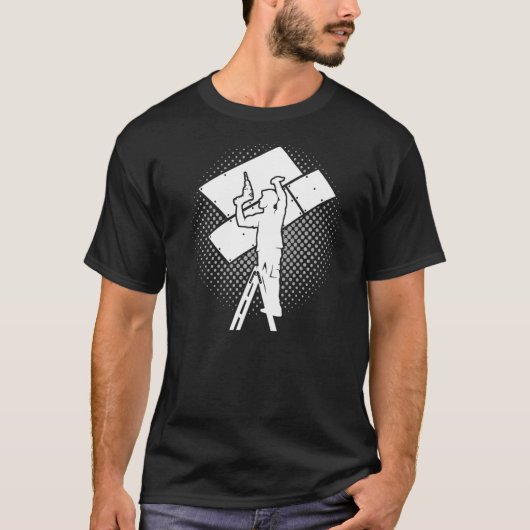Drywall Work Drywall Contractor Drywall Motif 2 T-shirt (Voorkant)