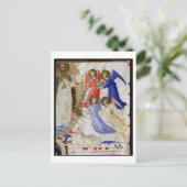 ds 558 f.67v St. Dominic met vier muzikale engelen Briefkaart (Staand voorkant)