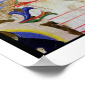 ds 558 f.67v St. Dominic met vier muzikale engelen Poster (Hoek)